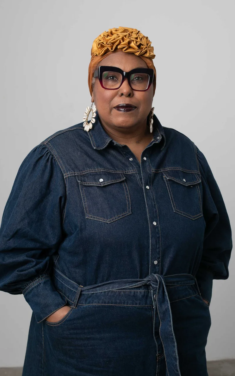Portrait of Dee Woods, co-founder and food justice advocate - ACHFN, African & Caribbean Heritage Food Network