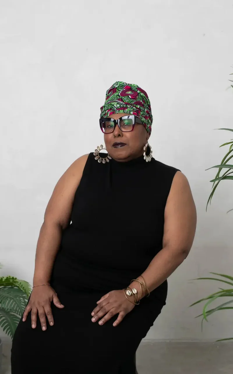 Deirdre Dee Woods formal portrait for the ACH director profile - ACHFN, African & Caribbean Heritage Food Network